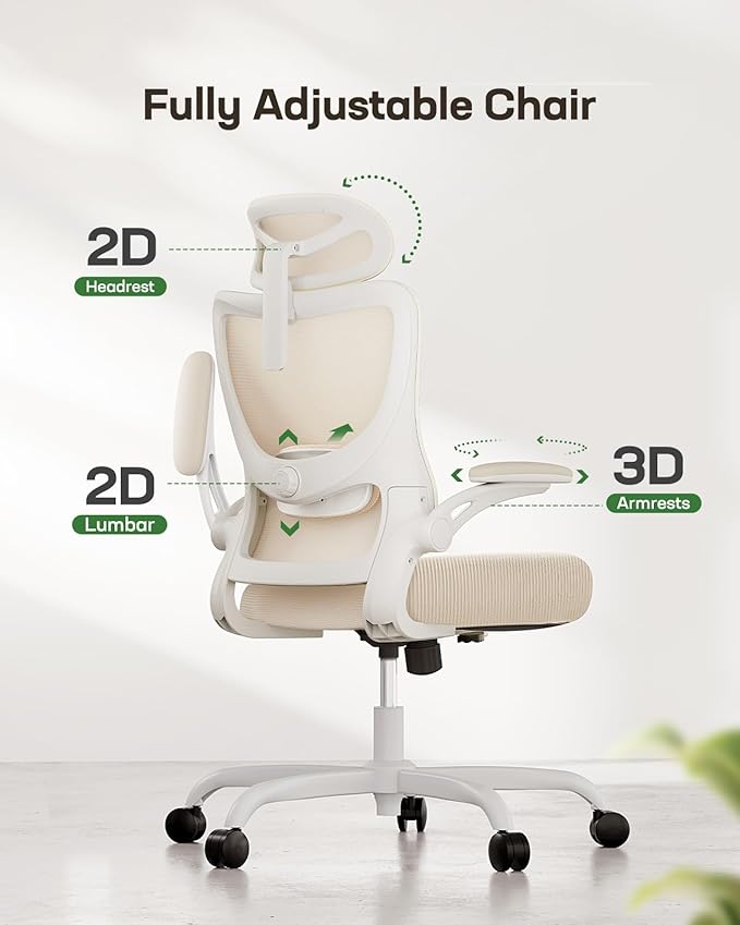 Marsail Ergonomic Office Chair: Office Computer Desk Chair - Image 3