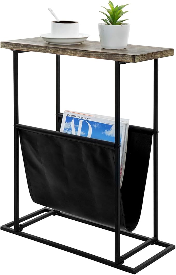 MyGift 21-Inch Modern Narrow Living Room End Table by MyGiftHome