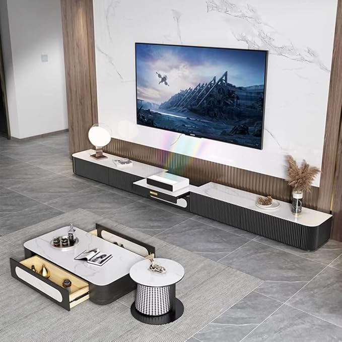 POVISON Fully-Assembled Modern TV Stand - Image 7