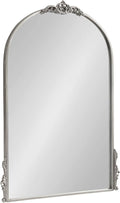 Kate and Laurel Myrcelle Traditional Arched Mirror; 25 x 33; Silver; Decorative by KateandLaurel