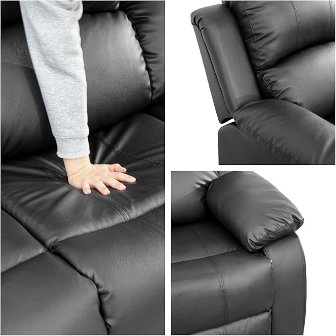 Leather Recliner Chair, Recliner Home Theater Seating, Electric Reclining Chair - Image 5