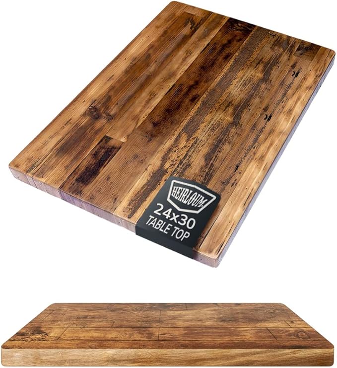 Reclaimed Wood Table Top by Heirloum