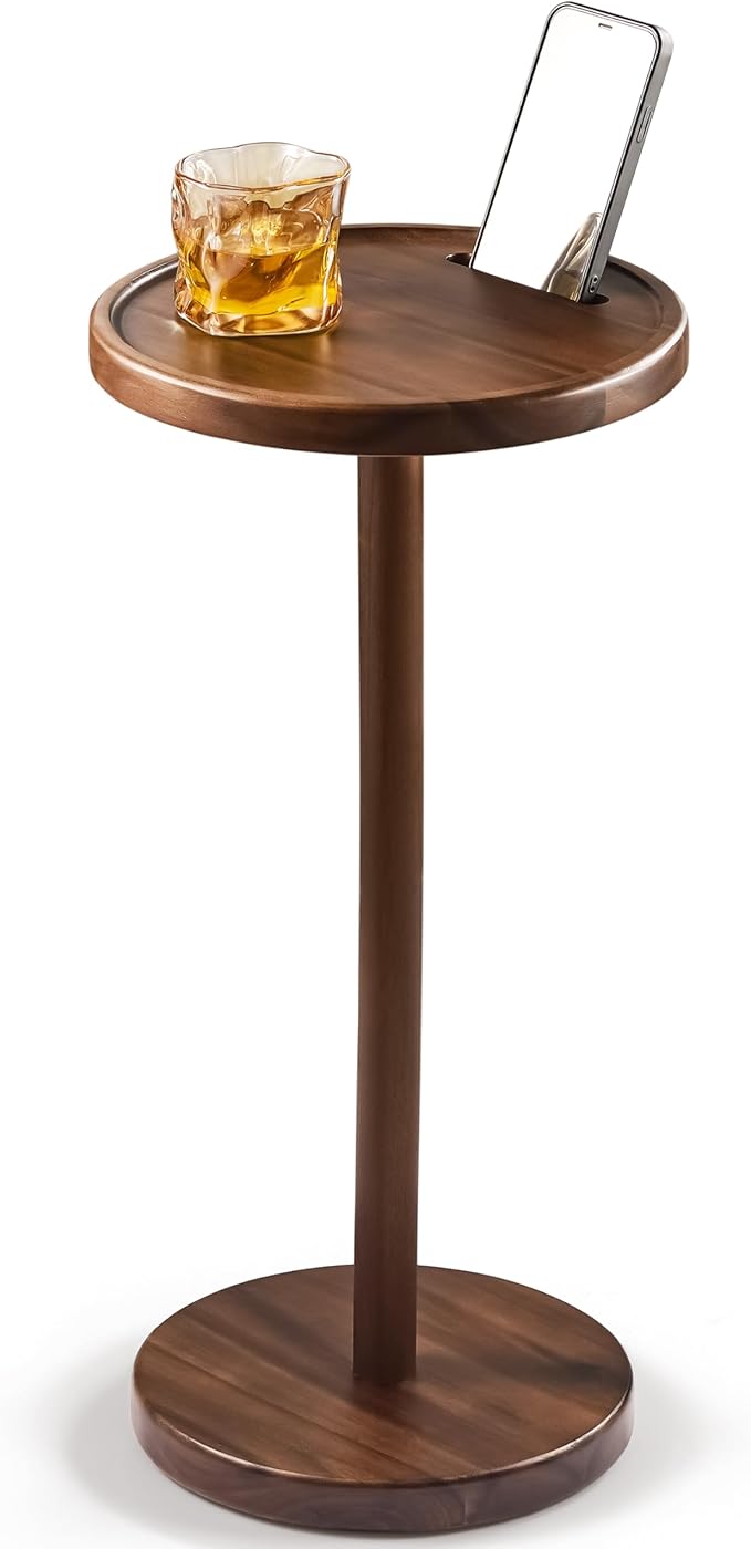 Drink Table, 24.4" Tall Compact Side Table by BLUEWEST