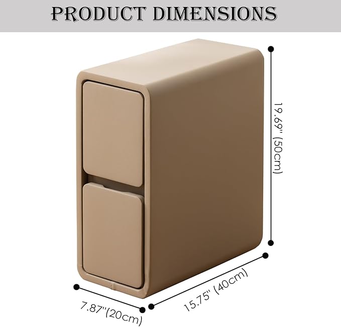 Narrow Nightstand, Solid Wood Night Stand - Image 2
