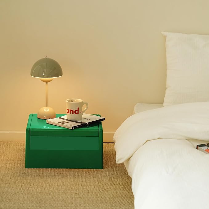 Nightstand Bedside with Storage Space, Dorm and Small Spaces, Easy Assembly - Image 4