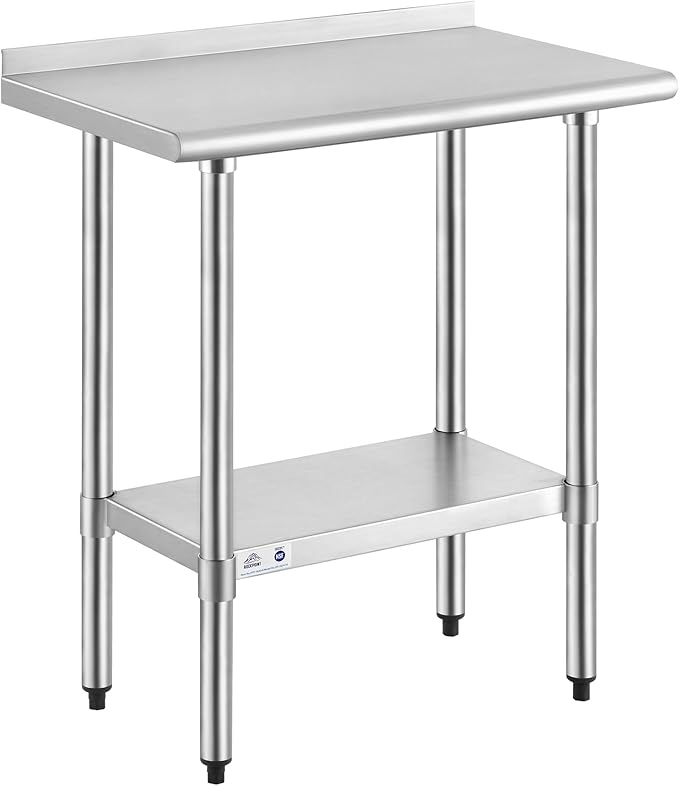 ROCKPOINT Stainless Steel Table by ROCKPOINT