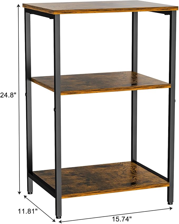 X-cosrack Side Table, Small End Table Record Player Stand - Image 7