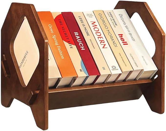 Desktop Bookshelf, Stackable Book Organizer - Image 8