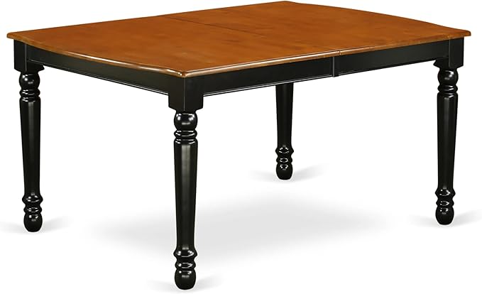 East West Furniture DOAV7-BCH-W 7 Piece Dining Table Set Consist of a Rectangle - Image 3