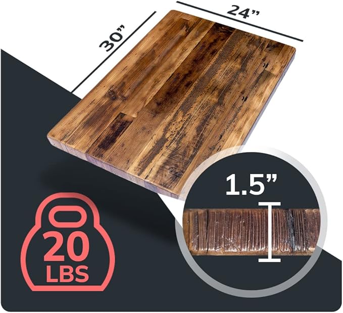 Reclaimed Wood Table Top - Image 2