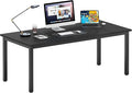 DlandHome Computer Desk, Large Executive Office Desk Study Writing Workstation by DlandHome