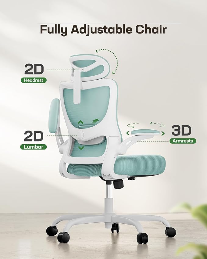 Marsail Ergonomic Office Chair: Office Computer Desk Chair - Image 3