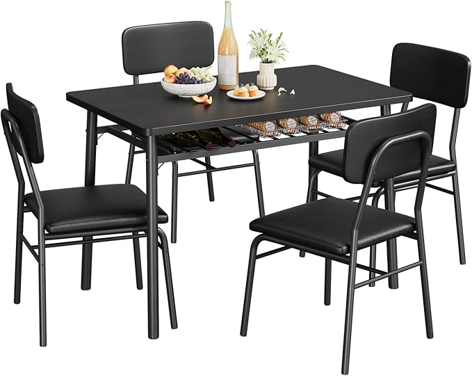 GAOMON 5-Piece Dining Table Set - Image 4