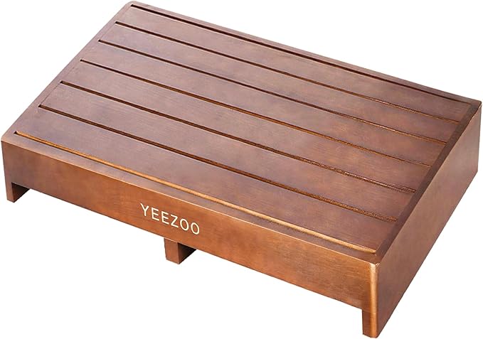 Wooden one Step Stool- Solid Pine Wood Step Riser by yeezoo