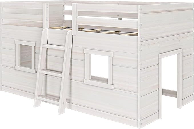 Max & Lily Modern Farmhouse Twin Low Loft Bed - Image 3