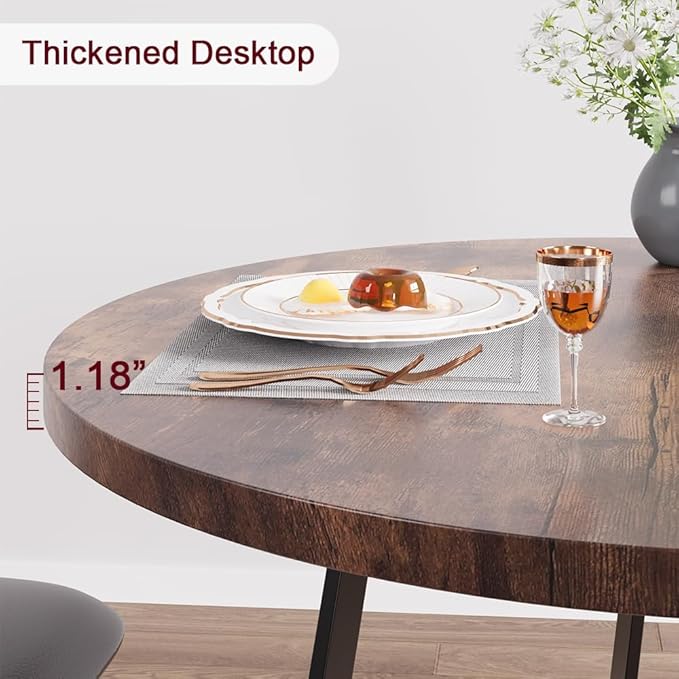 CABIHOME Dining Table Set for 2, Kitchen Table Set for 2, Kitchen Table Set - Image 5