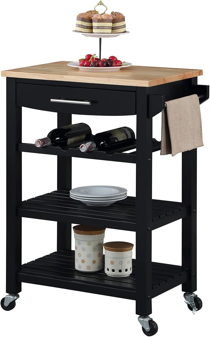Convenience Concepts Ellaine 4 Tier Kitchen Cart - Image 2