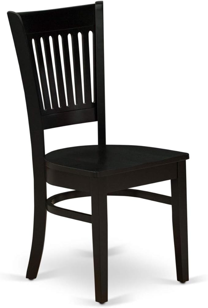 East West Furniture LGVA7-BLK-W 7 Piece Kitchen Table & Chairs Set Consist of a - Image 8