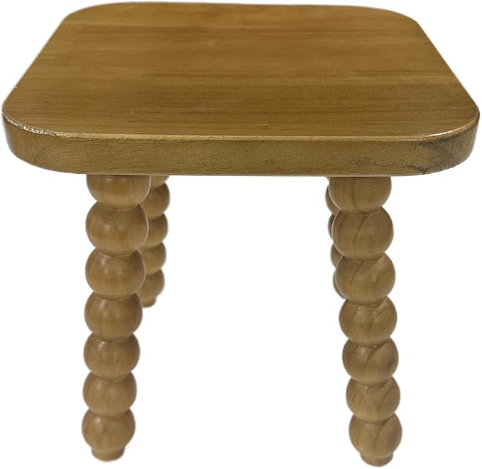 Solid Wooden Footstool 9.3 Inch - Image 6