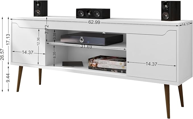 Manhattan Comfort Bradley Mid Century Modern TV Stand - Image 4
