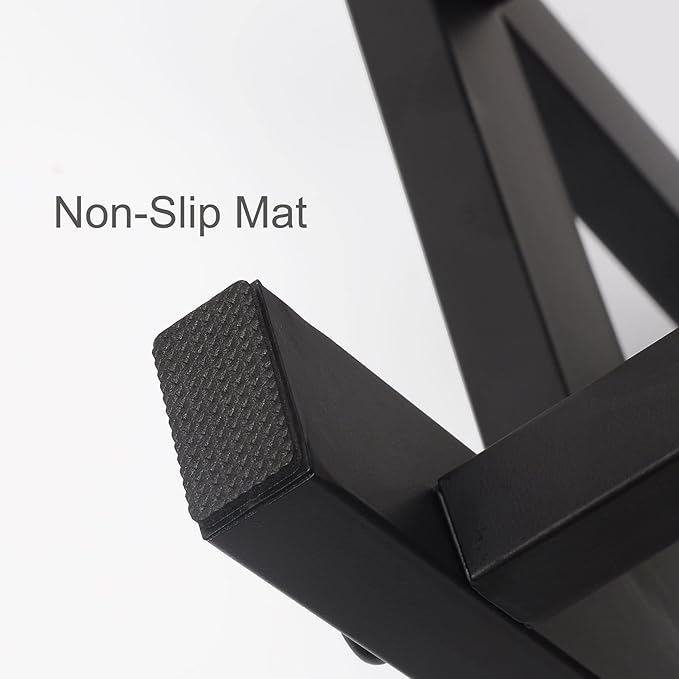 2 Step Wooden Step Stools for Adults Non-Slip, Sturdy Bed Steps for High Beds - Image 7