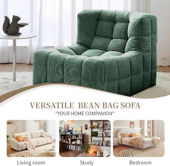 Bean Bag Chair - Memory Foam Bean Bag Chair - Image 5