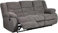 Signature Design by Ashley Tulen Modern Manual Pull Tab Reclining Sofa by SignatureDesignbyAshley