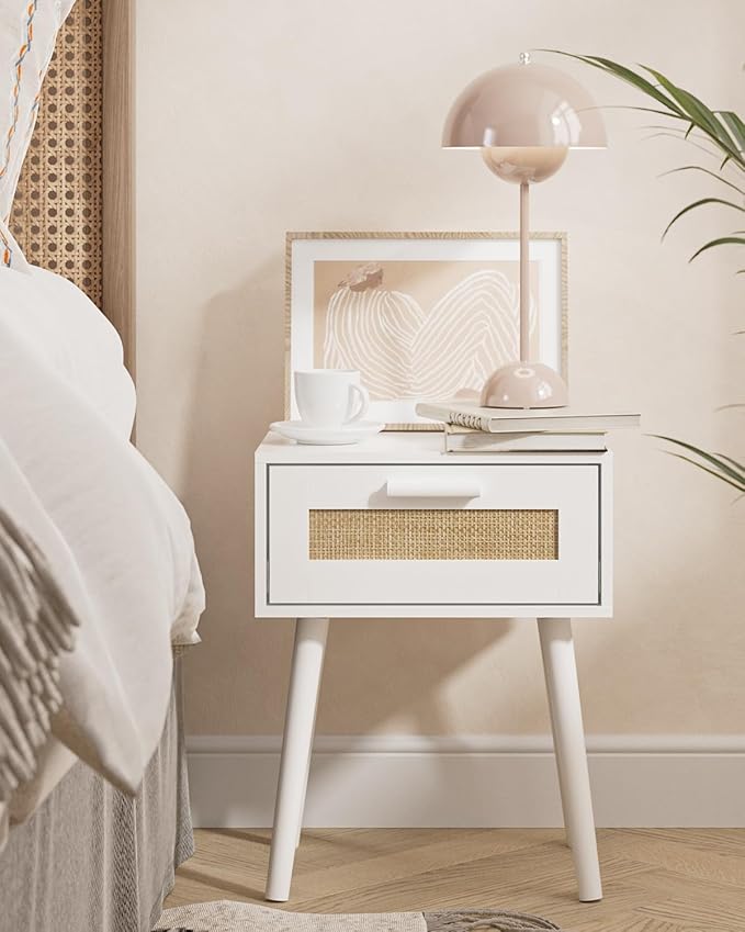 Bedroom Nightstands Wooden Night Stands - Image 5