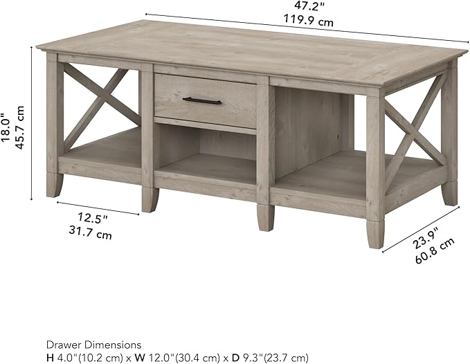 Bush Furniture Key West Coffee Table - Image 3