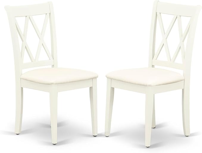 East West Furniture DOCL5-LWH-C 5 Piece Dinette Set - Image 4