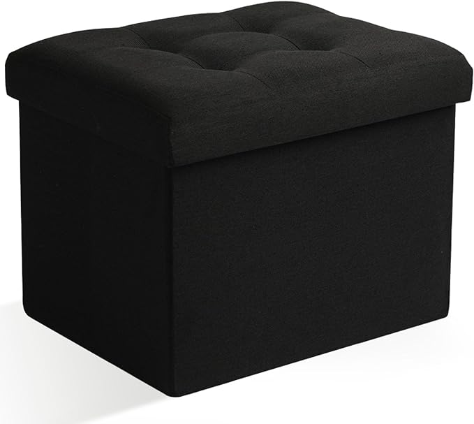 Ottoman Storage Ottoman Foot Rest Stool Foldable Bench by DOCVANIA