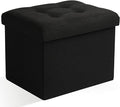 Ottoman Storage Ottoman Foot Rest Stool Foldable Bench by DOCVANIA