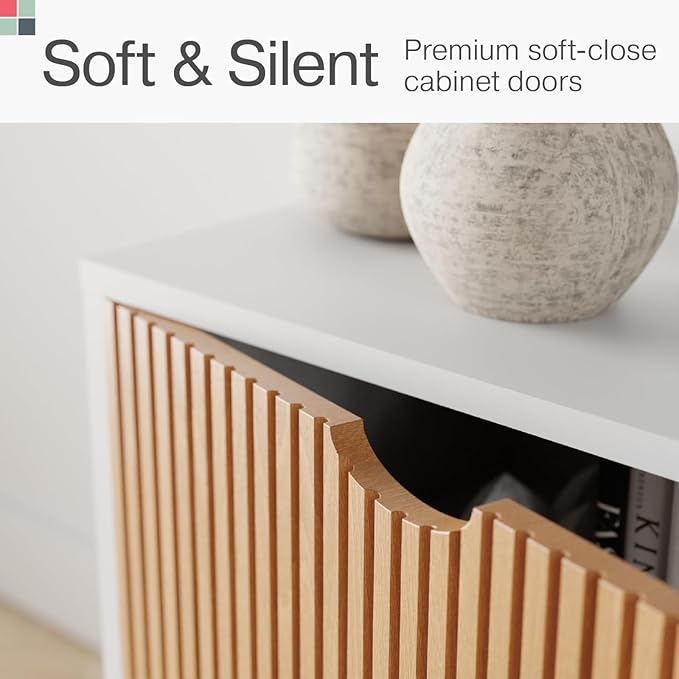 Fluted TV Stand & Entertainment Center - Image 5