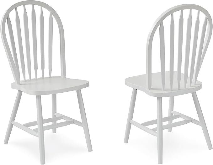 IC International Concepts Solid Wood Windsor ArrowBack Dining Chair - Image 5