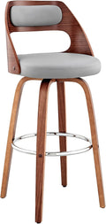 Armen Living Julius Mid Century Modern Swivel Bar Stool by ArmenLiving
