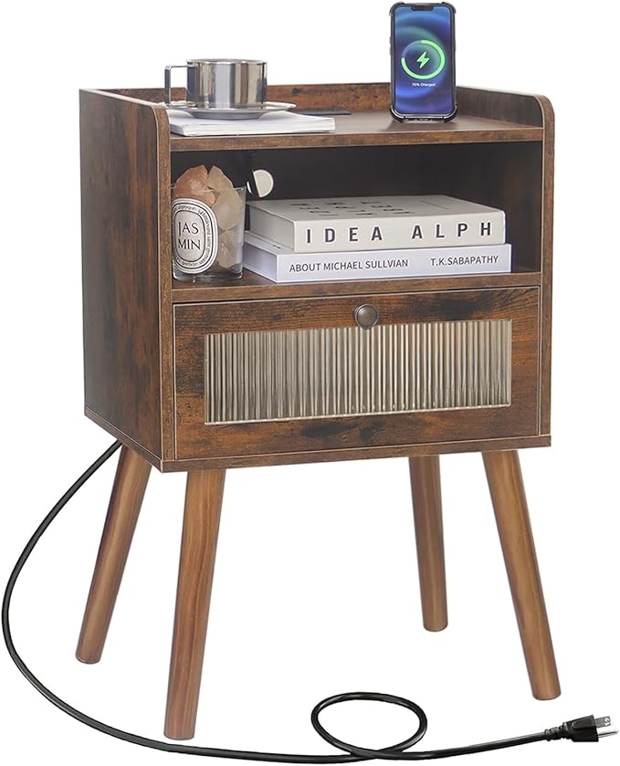 AWASEN Mid Century Night Stand - Image 8