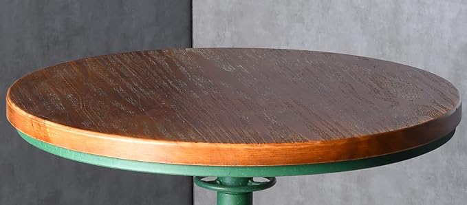 Topower Industrial Bar Table 38.58-48.43" Adjustable Pub Table Kitchen Dining - Image 5