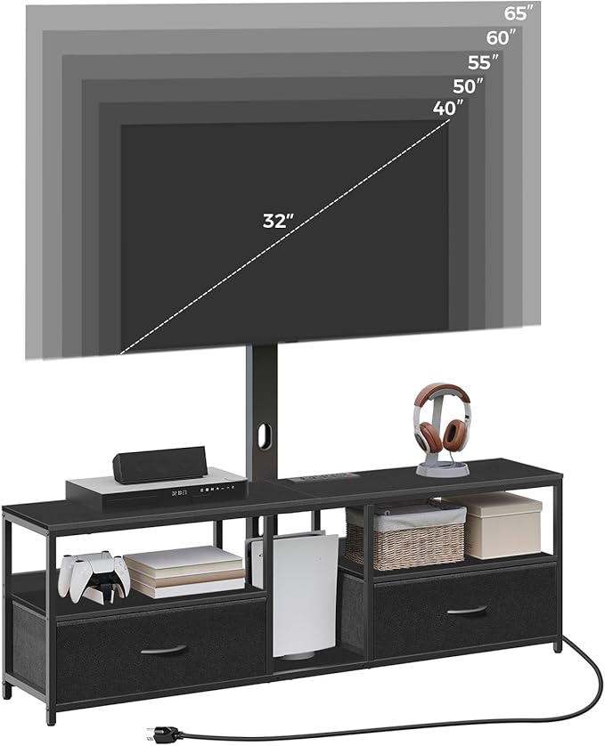 TV Stand with Mount for up to 65", Entertainment Center with Switch-Controlled - Image 4