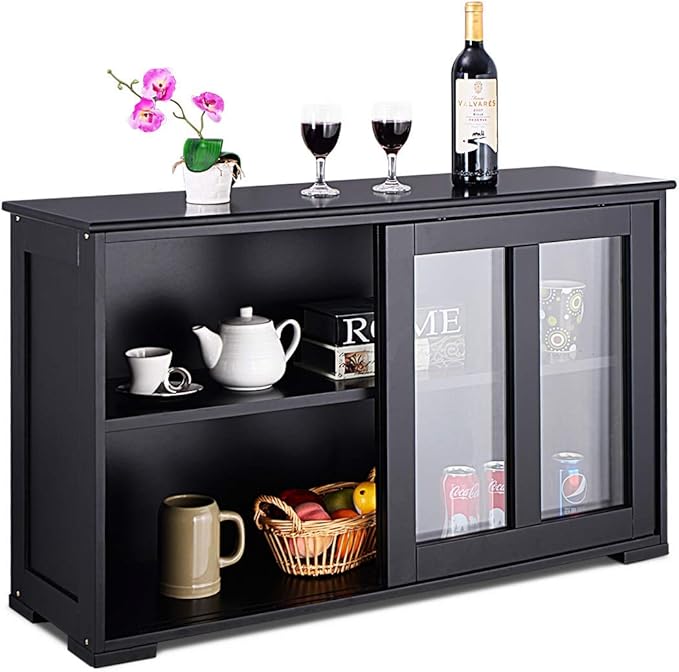 Costzon Kitchen Storage Sideboard, Antique Stackable Cabinet by Costzon