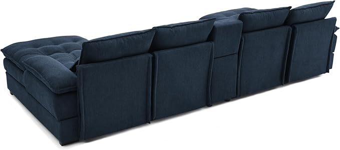 130" U-Shaped Sectional Sofa - Image 8