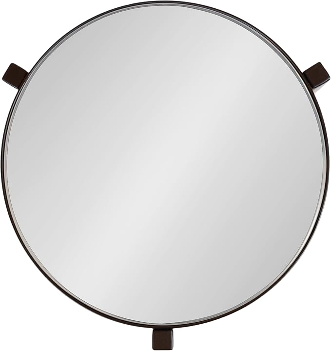 Kate and Laurel Aguilar Modern Mirrored Round Drink Table, Metal Accent Table - Image 7