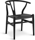 POLY & BARK Weave Chair in Pitch Black by POLYBARK