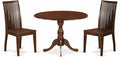 East West Furniture DMIP3-MAH-W 3 Piece Kitchen Table & Chairs Set Contains a by EastWestFurniture