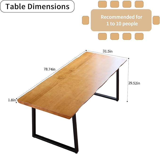 Solid Wood Administrative Computer Desk - Image 3