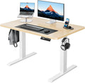 HUANUO 40" x 24" Electric Standing Desk Adjustable Height, 4 Memory Height by HUANUO