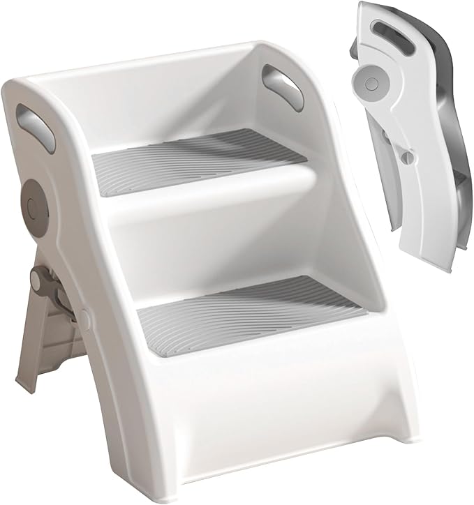 Toddler Step Stool for Bathroom Sink – Non-Slip Kids Step Stool, 100lbs Load - Image 8