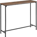 Console Table, Narrow Entryway Table, Thin Sofa Table, Behind Couch Table by Unknown