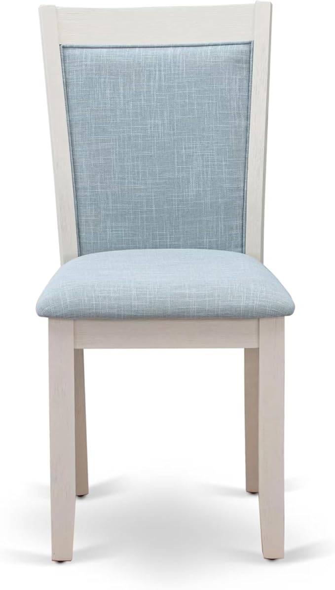 East West Furniture V077MZ015-7 7 Piece Dinette Set Consist of a Rectangle - Image 8