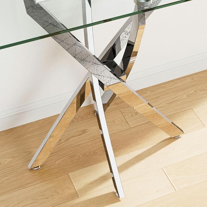 Tempered Glass Console Table - Image 6