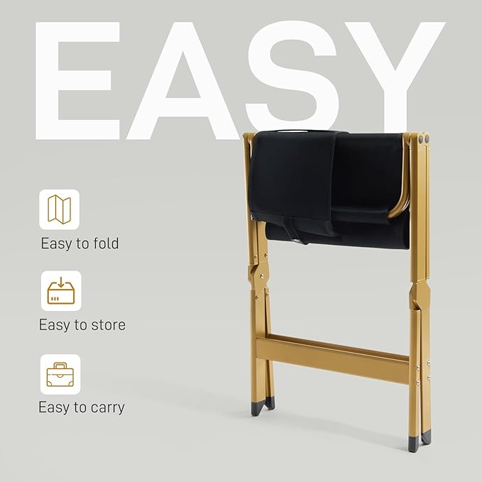 EVER ADVANCED Aluminum Directors Chair, Folding Studio Movie Chairs Camping - Image 5